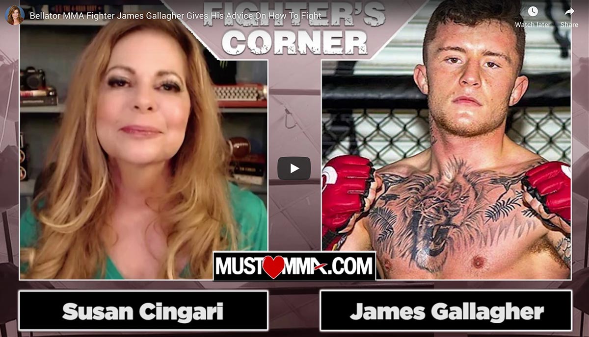 Bellator MMA Fighter James Gallagher Gives His Advice On How To Fight