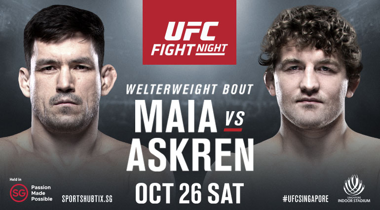 ufc singapore maia askren