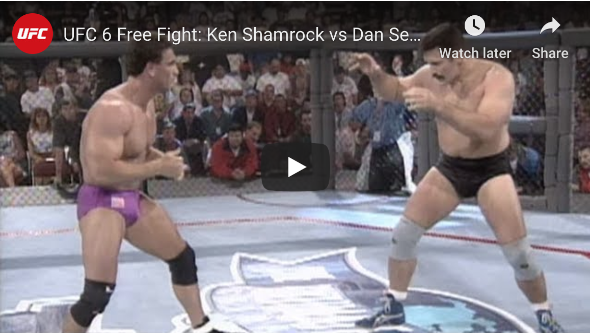 ufc 6 Ken Shamrock vs Dan Severn