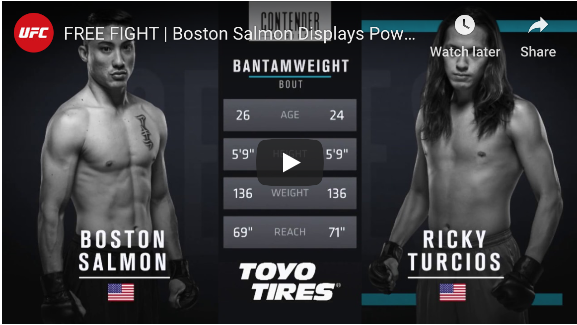 DWTNCS Free Fight Boston Salmon vs Ricky Turcios