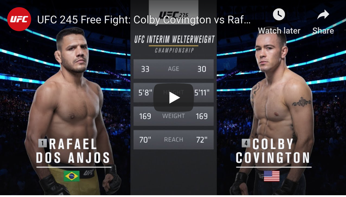 colby covington vs rafael dos anjos ufc 225